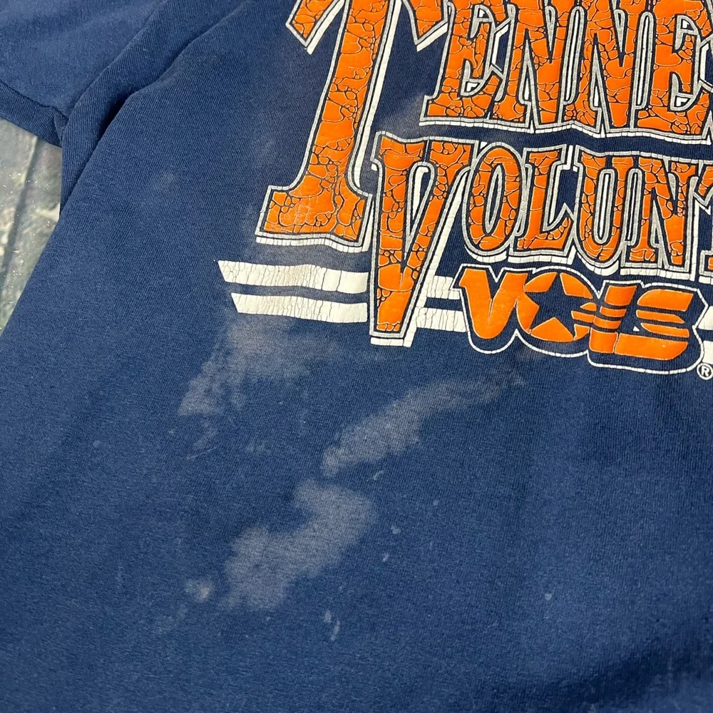 Vtg 90s Tennessee Volunteers‎ Single Stitch Sz L - Picture 2 of 6